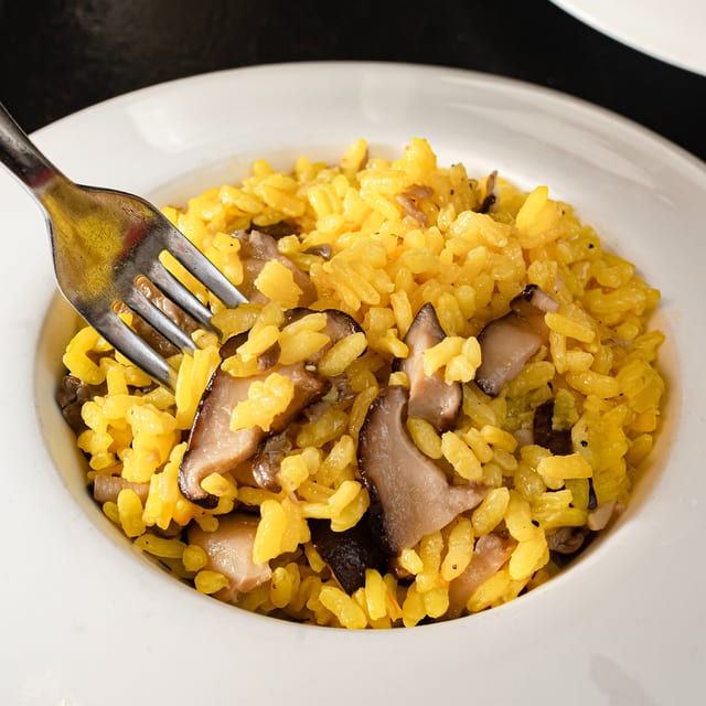 Mushroom Risotto.