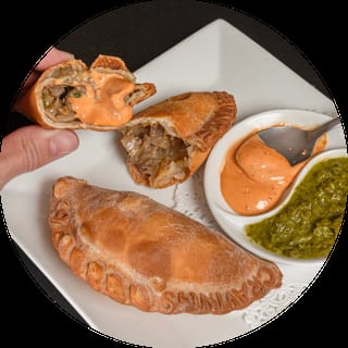Philly Cheesesteak Empanada